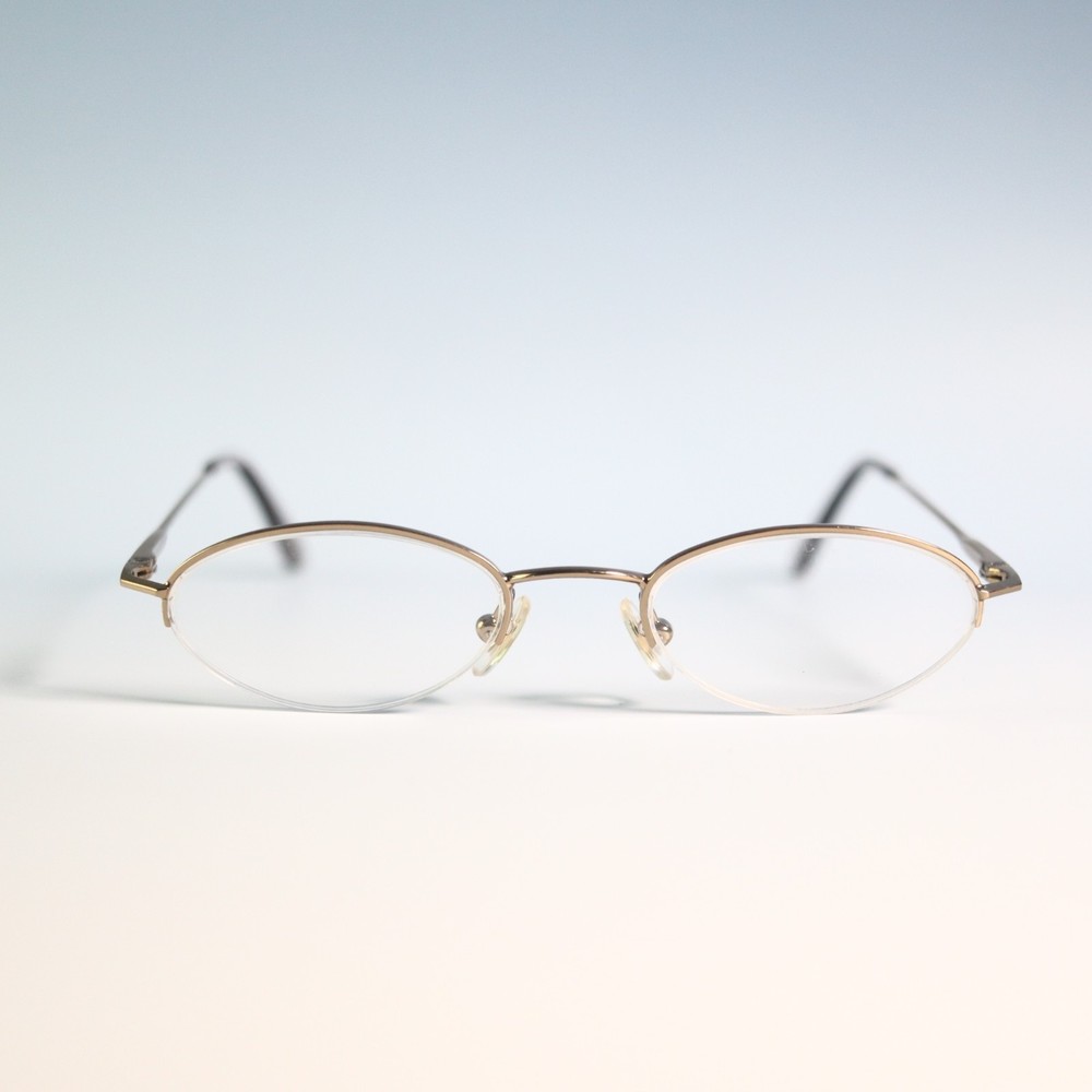 MARCHON collection 506 239 44-15 130 half rim gold eyeglasses small frame N5